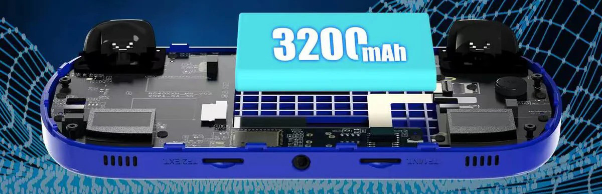 Ретро игровая приставка Anbernic RG40XX H 64GB Blue [115724